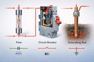 Circuit Protection and Safety: Fuses, Circuit Breakers, and Grounding