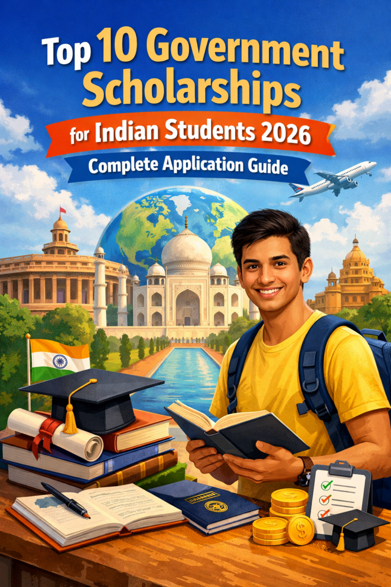 Top 10 Government Scholarships for Indian Students 2026 - Complete Application Guide