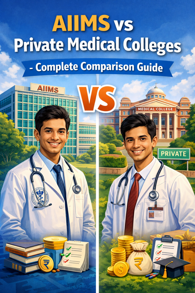 AIIMS vs Private Medical Colleges - Complete Comparison Guide 2026