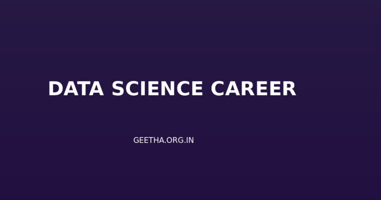 Data Science Career Guide 2026: How to Become a Data Scientist in India - Complete Roadmap