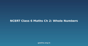 NCERT Solutions Class 6 Maths Chapter 2 – Whole Numbers