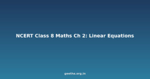NCERT Solutions Class 8 Maths Chapter 2 – Linear Equations in One Variable
