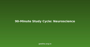 The 90-Minute Study Cycle: A Neuroscience-Based Approach to Mastering NCERT Content