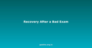 Recovery Protocols: What to Do After a Bad Exam to Bounce Back Stronger for the Next One