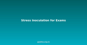 Stress Inoculation for Exams: Building Mental Resilience Through Graduated Pressure Training
