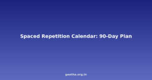 The Spaced Repetition Calendar: A 90-Day Board Exam Schedule Using Science-Backed Memory Principles