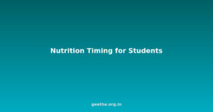 Nutrition Timing for Students: What to Eat Before, During, and After Study Sessions