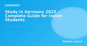 Study in Germany 2025 – Complete Guide for Indian Students