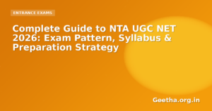 Complete Guide to NTA UGC NET 2026: Exam Pattern, Syllabus & Preparation Strategy