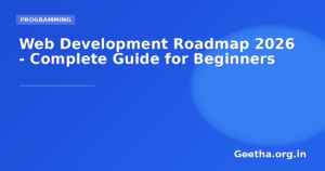 Web Development Roadmap 2026 – Complete Guide for Beginners